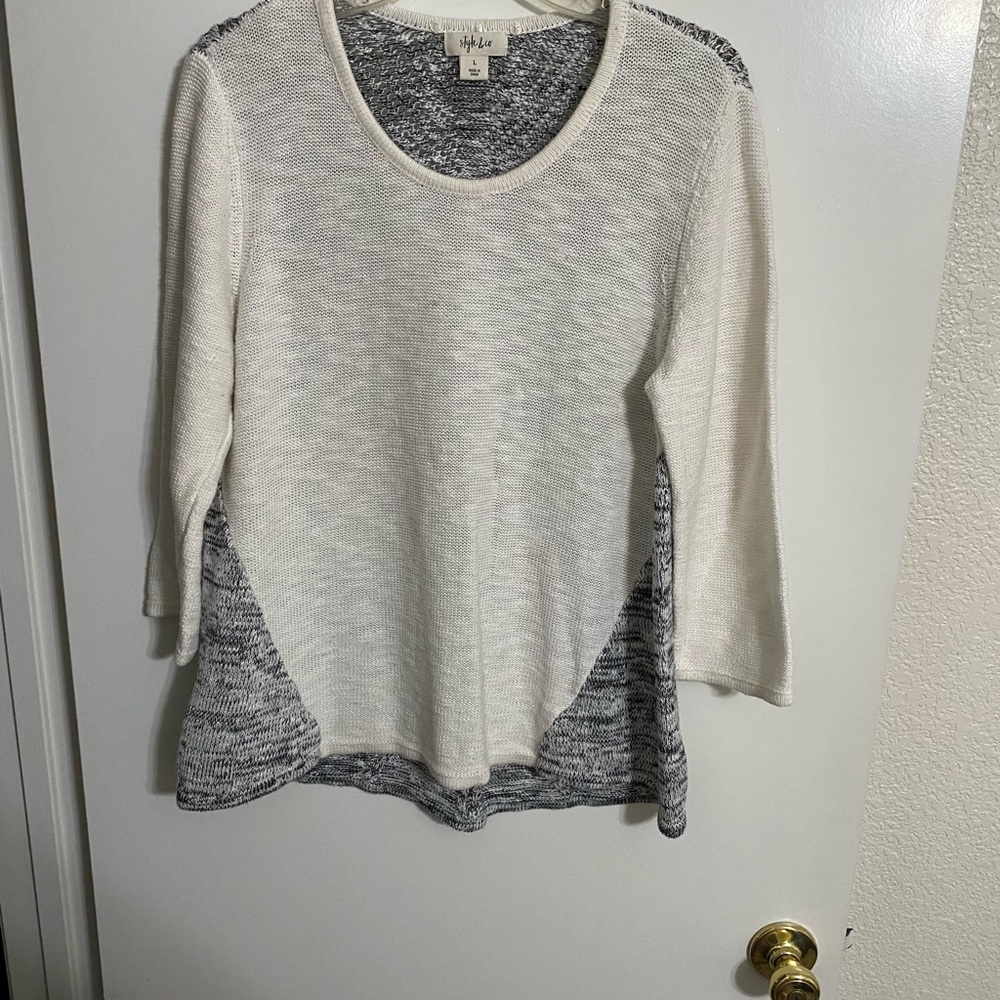 Style & co sweater Large
